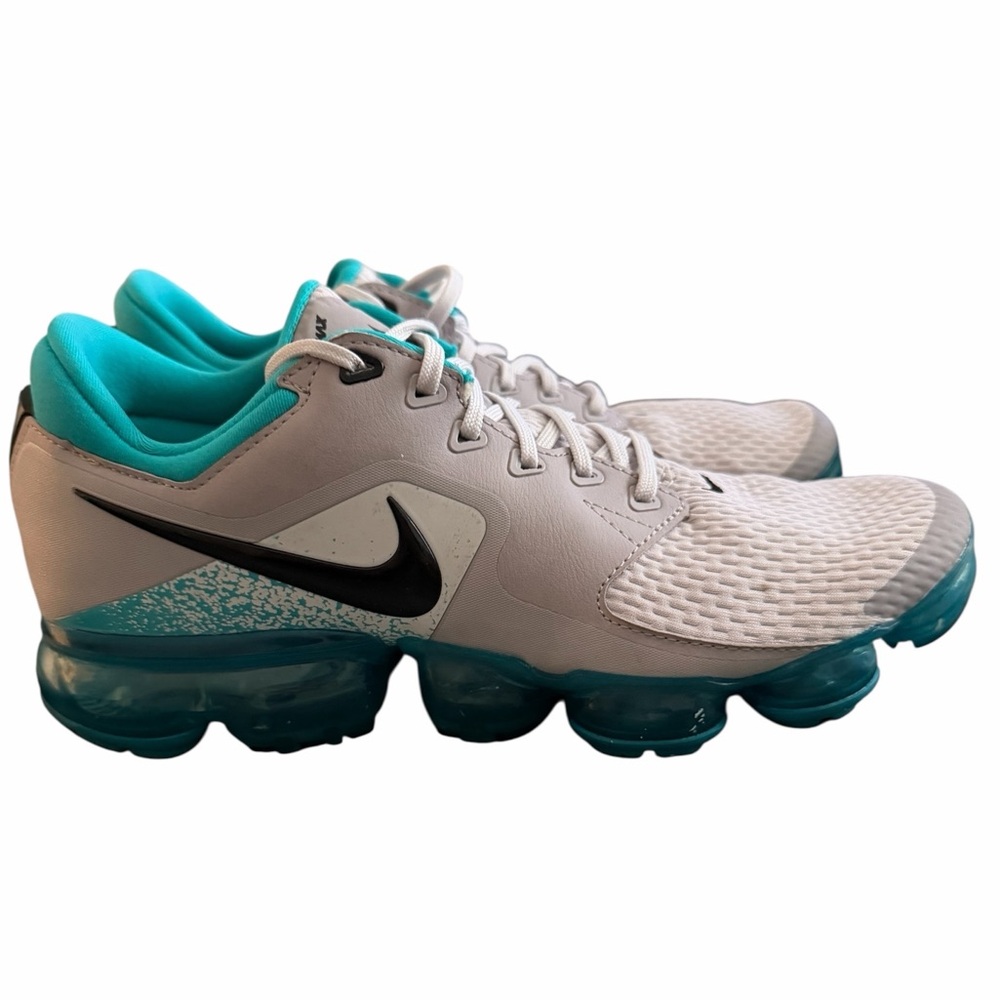 Nike Air‎ VaporMax Sneakers Gray Teal White Womens 8 / Mens 6.5